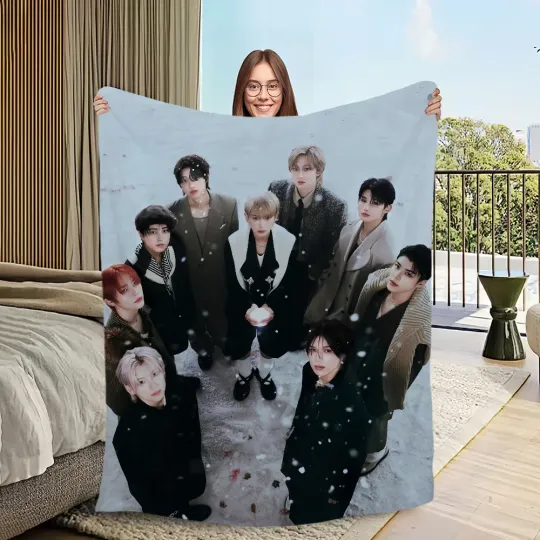 Discover Warm Soft Plush Blanket YYukiakari Nap Blanket for Sofa Living Room Office Bedroom Travel Kids Gift  TTEAM Flannel