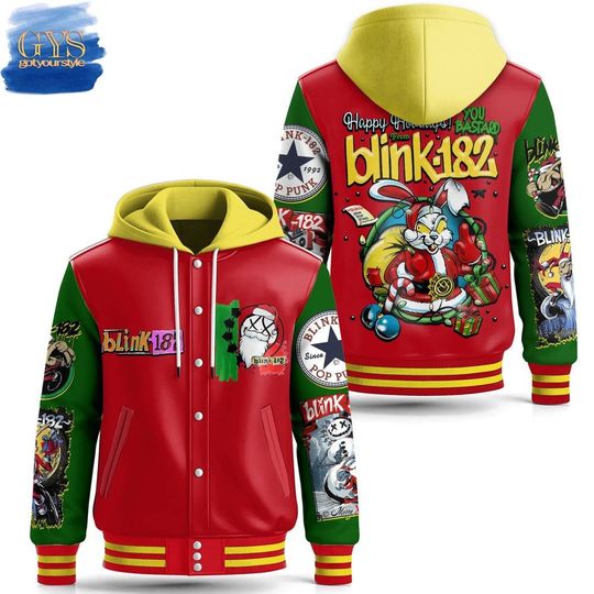 B182 You Bastard Limited Edition Hooded Baseball Jacket