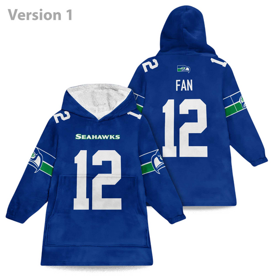 Discover Fan 12 Seahawks Football Unisex Blanket Hoodie
