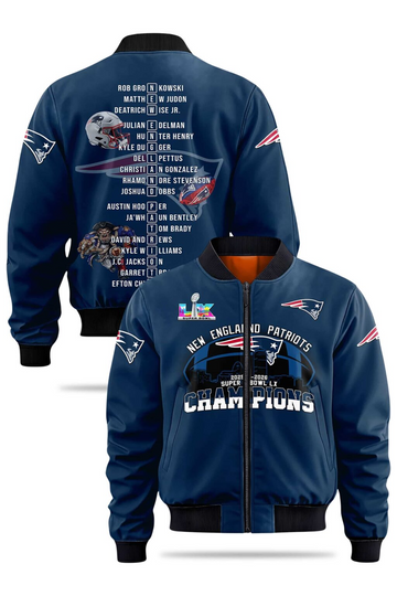 Patriots 2025 2026 SB LX Champions Bomber Jacket