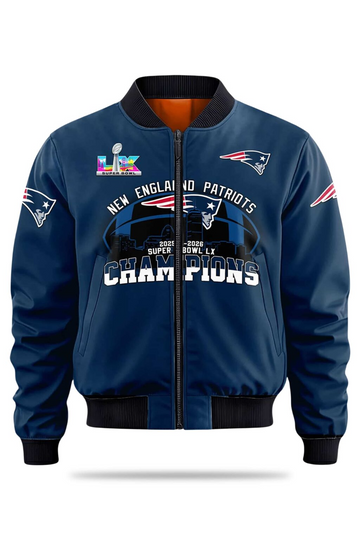 Patriots 2025 2026 SB LX Champions Bomber Jacket