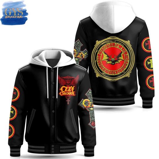 Ozzy Osbourne Limited Edition Hooded Baseball Jacket