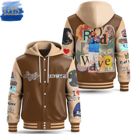 Rod Wave Last Lap Limited Edition Hooded Baseball Jacket