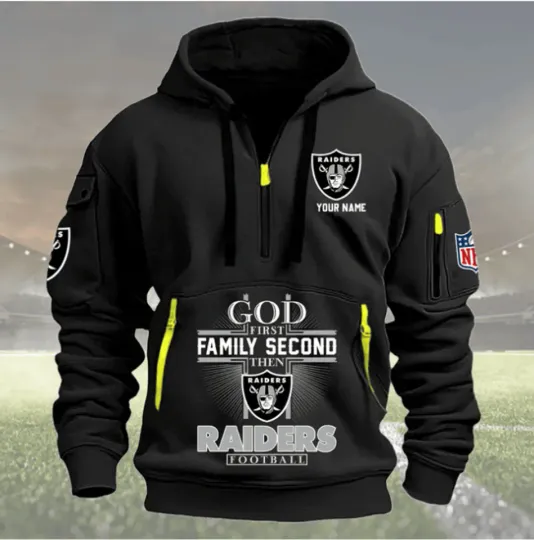 Personalized Las Vegas Raiders Tactical Hoodies