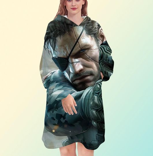 Metal Gear Solid Snake Eater Blanket Hoodie