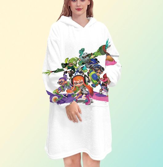 Splatoon Blanket Hoodie