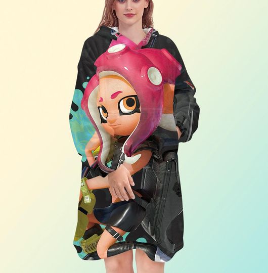 Splatoon Blanket Hoodie