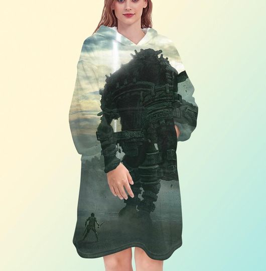 Discover Shadow Of The Colossus blanket hoodie, oversize fleece sweatshirt, Unisex