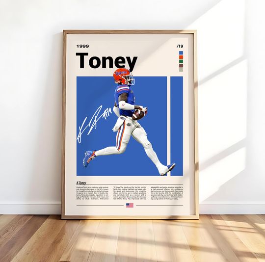 Kadarius Toney Chiefs Football Wall Poster