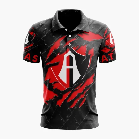 Discover Personalized LIGA MX Atlas F.C Polo Shirt