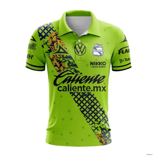Discover Personalized LIGA MX Club Puebla Polo Shirt