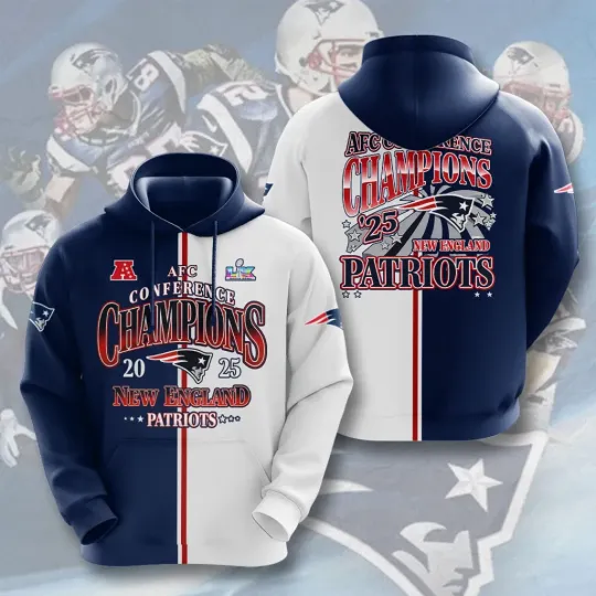 Discover Patriots Champions 2026 3D Hoodie