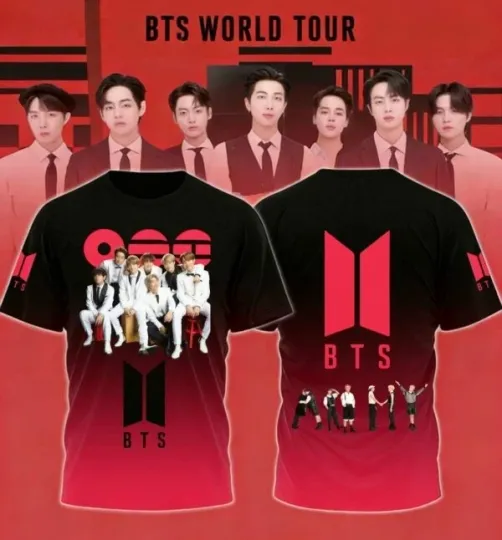 BTS 2026 World Tour ON:E All Over Print T-Shirt