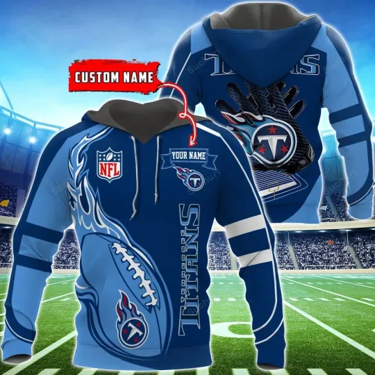 Discover Personalized Tennessee Football Team Titanss 3D Hoodie