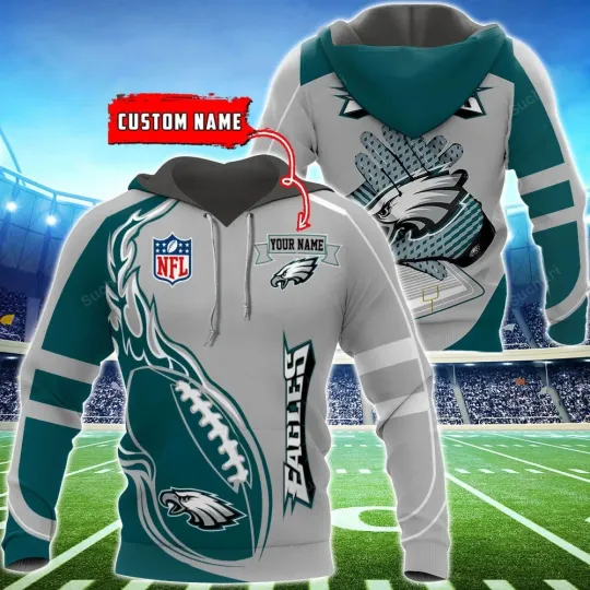 Discover Personalized Philadelphia Football Team Eagless 3D Hoodie