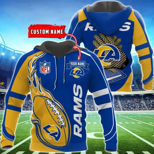 Discover Personalized Los Angeles Football Team Ramss 3D Hoodie
