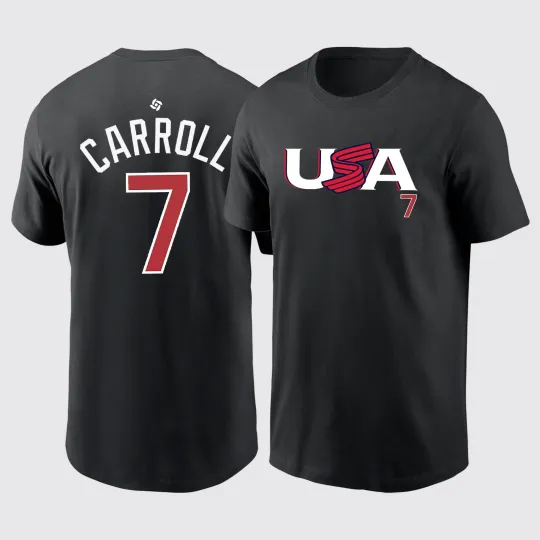 Discover Corbin Carroll #7 2026 World Baseball Classic USA Team Player Fans T-Shirt