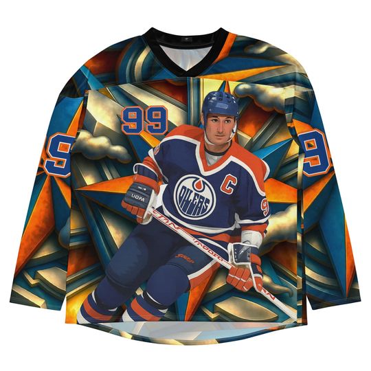 Discover Wayne Gretzky Inspired Men's Hockey Jersey
