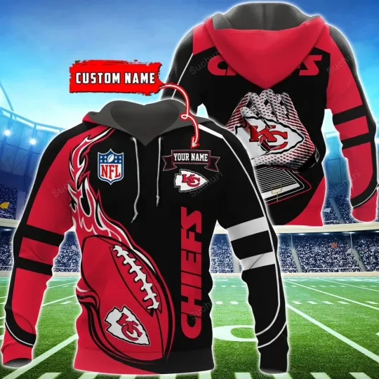 Discover Personalized Kansas City Football Team Chiefss 3D Hoodie