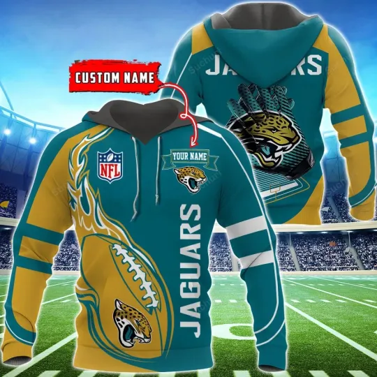 Discover Personalized Jacksonville Football Team Jaguarss 3D Hoodie
