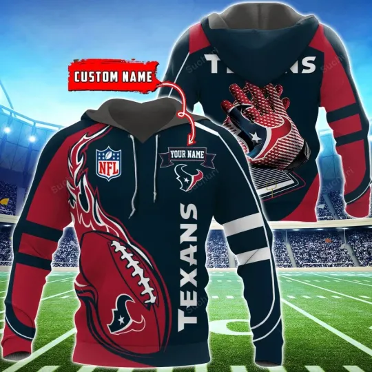 Personalized Houston Football Team Texanss 3D Hoodie