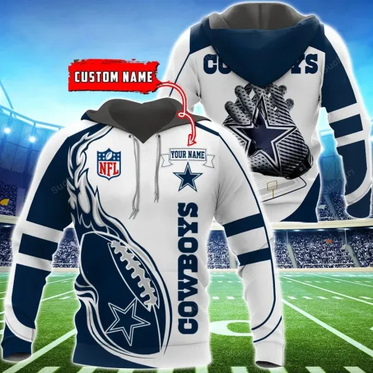 Discover Personalized Dallas Football Team Cowboyss 3D Hoodie