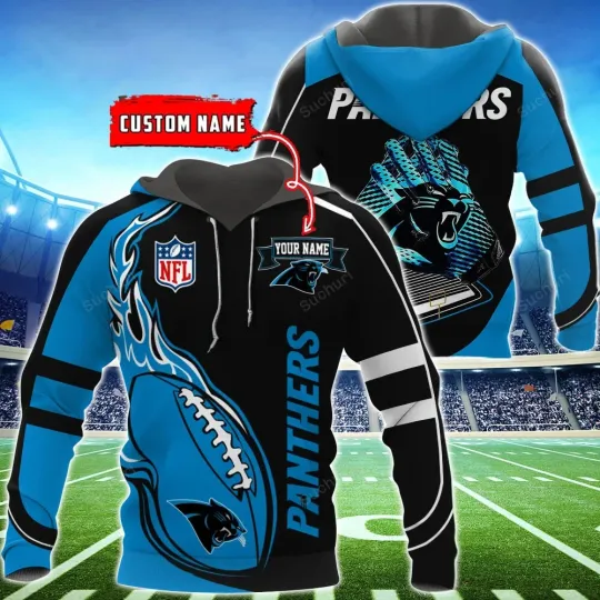 Discover Personalized Carolina Football Team Pantherss 3D Hoodie
