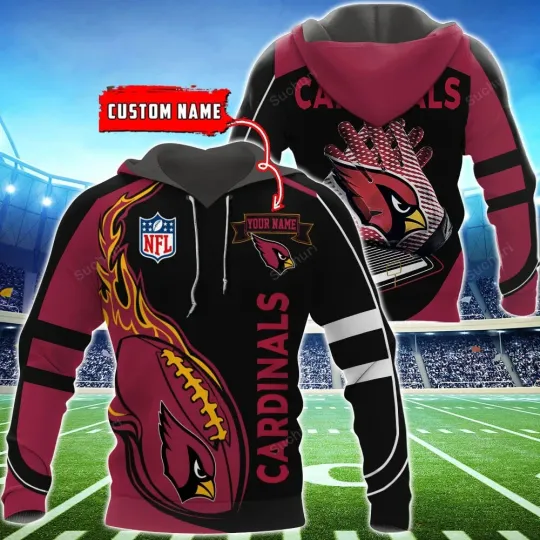 Discover Personalized Arizonna Football Team Cardinalss 3D Hoodie