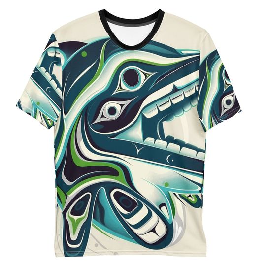Discover Men's Vancouver Canucks Colors T-Shirt with Native Orca
