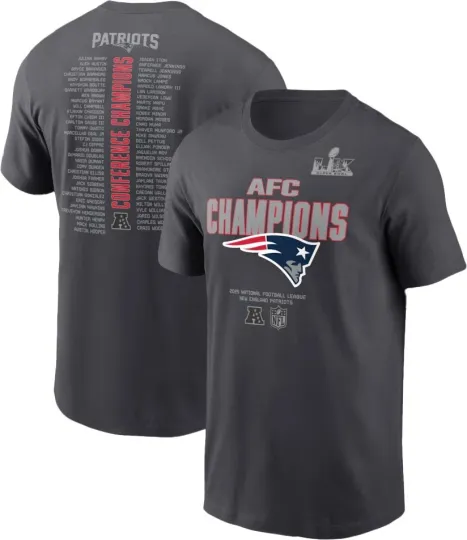 Discover New England Patriots AFC Champions Roster Shirt