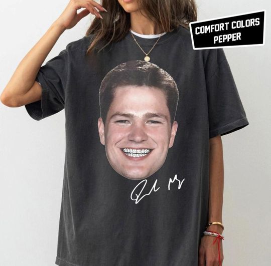 Discover Drake Maye Funny Face With Signature Comfort Colors Shirt, Football Meme T-Shirt