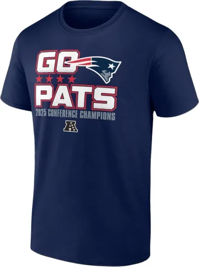 Discover New England Patriots 2025 AFC Champions Hometown T-Shirt
