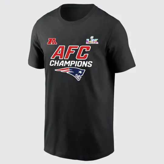 New England Patriots 2026 AFC Champions Shirt- Size S to 5XL