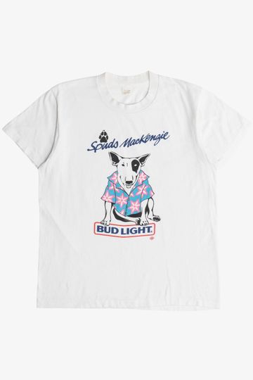 Vintage Spuds Mackenzie Bud Light Mascot T-Shirt 1980s