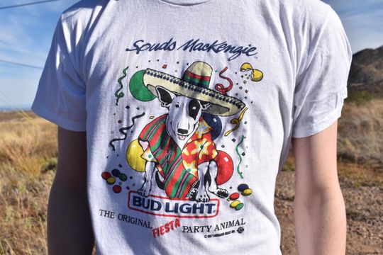 Vintage Spuds Mackenzie Bud Light T-shirt 1987