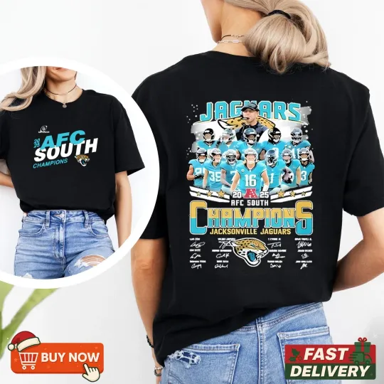 Discover Jaguars AFC South Division Champions Shirt