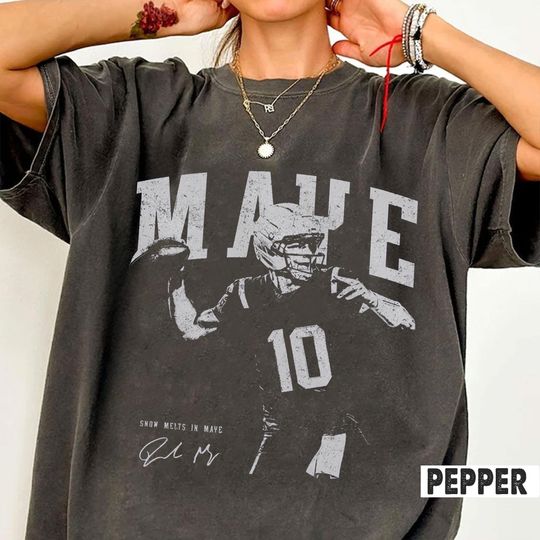 Discover Drake Maye New England Football Vintage Comfort Colors Shirt, Drake Maye Tshirt, Drake Maye Vintage 90s Shirt