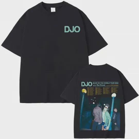 Discover DJO Back On You World Tour 2026 Shirt, DJO Tour Graphic T-Shirt, Indie Music Te