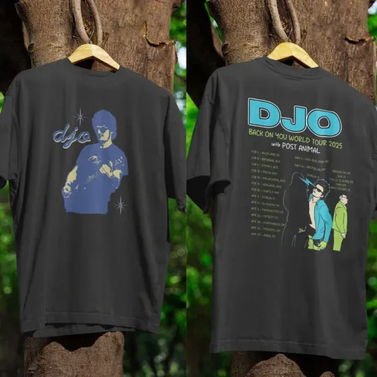 Discover DJO Back On You World Tour 2026 T Shirt, Concert Tour Tee, Unisex Indie Music S