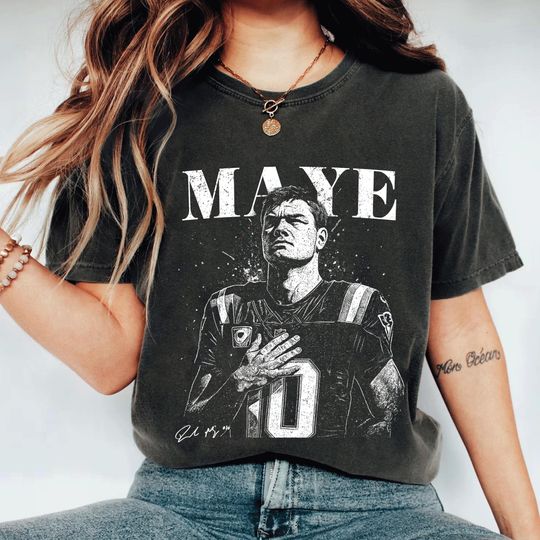 Discover Drake Maye Patriots Rookie Shirt, Comfort Colors Patriots Rookie Tee, football Quarterback Graphic, Vintage Football Unisex Shirt