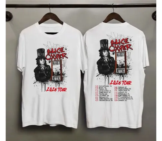 Alice Cooper Alice’s Attic Tour 2026 T-Shirt