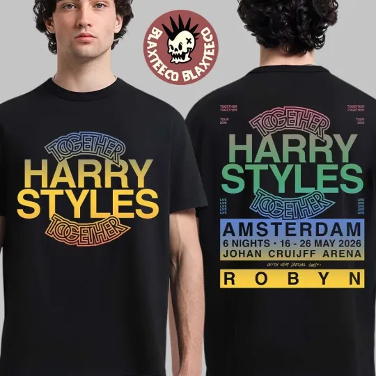 Discover Harry Together Together Tour 2026 Amsterdam At Johan Cruijff Arena Shirt