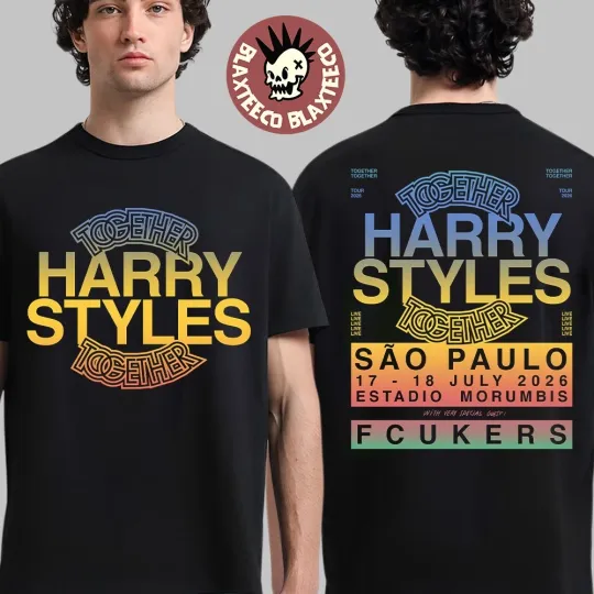 Discover Harry Together Together Tour 2026 Sao Paulo Brazil Estadio Morumbis Shirt