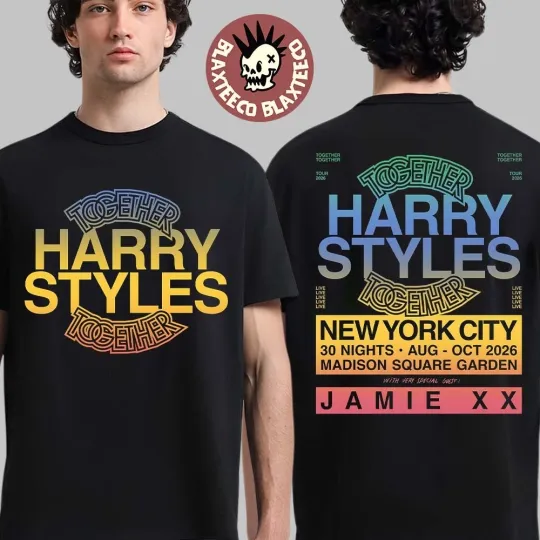 Discover Harry Together Together Tour 2026 At Madison Square Garden In NYC T-Shirt