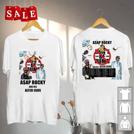 Discover New A$AP Rocky Don't Be Dumb 2026 tour Gift For Fans Unisex S-5XL Shirt MD635