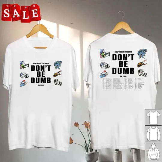 Discover New A$AP Rocky Don't Be Dumb 2026 tour UK Gift For Fans Unisex S-5XL Shirt MD636