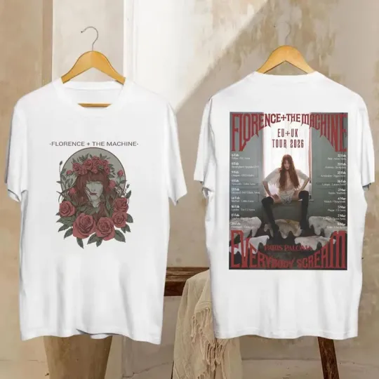 Florence and The Machine Tour 2026 Shirt â€“ Music Lover Tee T-Shirt