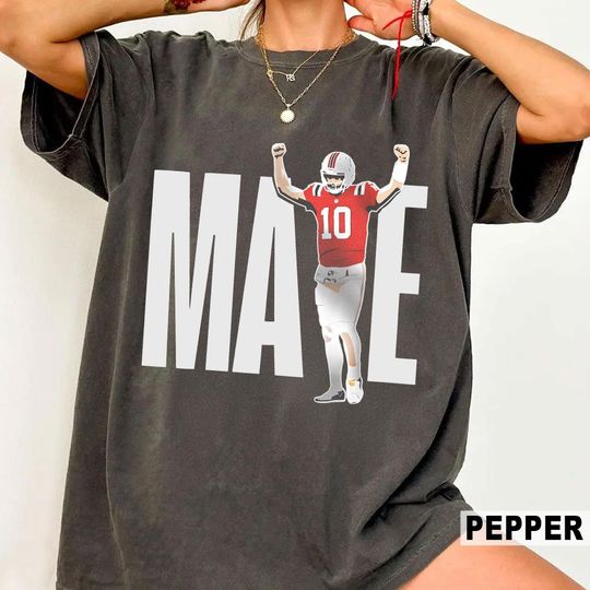 Discover Drake Maye New England Football Vintage Comfort Colors Shirt