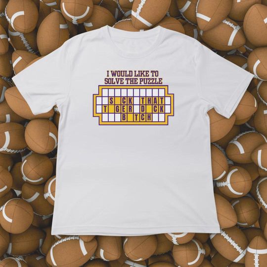 Discover Louisiana State University LSU Football T-Shirt Unisex Purple and Gold T-Shirt