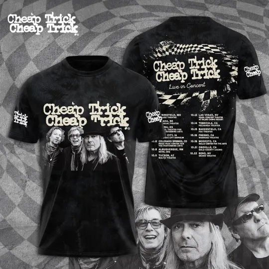 Discover Cheap Trick 3D Unisex 3D T-Shirt